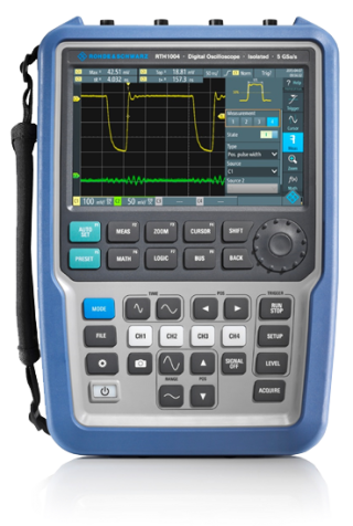 Портативный осциллограф Rohde Schwarz RTH1004 PLUS, 4 канала, 200 МГц, изолированные входы, беспроводной доступ