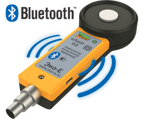 ЕЛАЙТ03-БТ  — измеритель освещенности, яркости и пульсаций