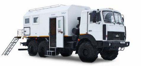 Передвижная мастерская АНРВ на шасси МАЗ-631705 с КМУ