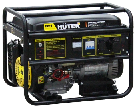 Бензиновый генератор HUTER DY11000LX-3