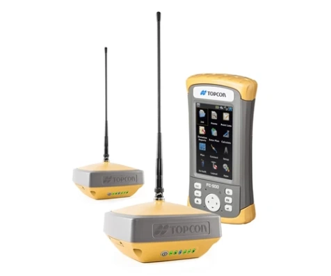 Комплект из двух приемников Topcon Hiper VR UHF/GSM и контроллера FC-500