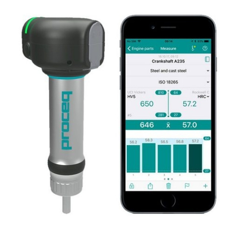 Equotip Live UCI беспроводной портативный твердомер, работающий по методу UCI