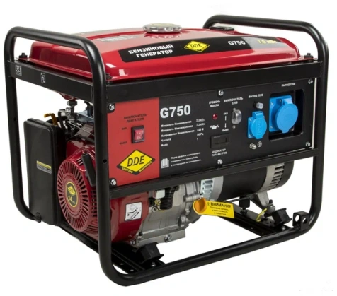 Бензиновый генератор DDE G750