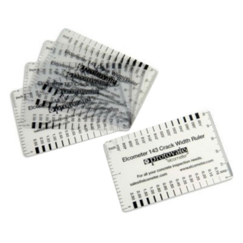 Elcometer 143 линейка для расчета ширины трещин в бетоне