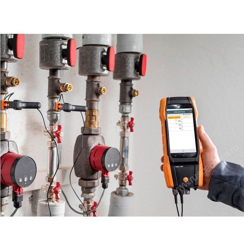 Комплект Testo 300 Longlife (O2, СО с H2-компенсацией до 8 000 ppm) - 6