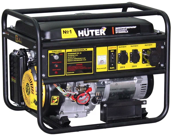 Бензиновый генератор HUTER DY8000LX - 1