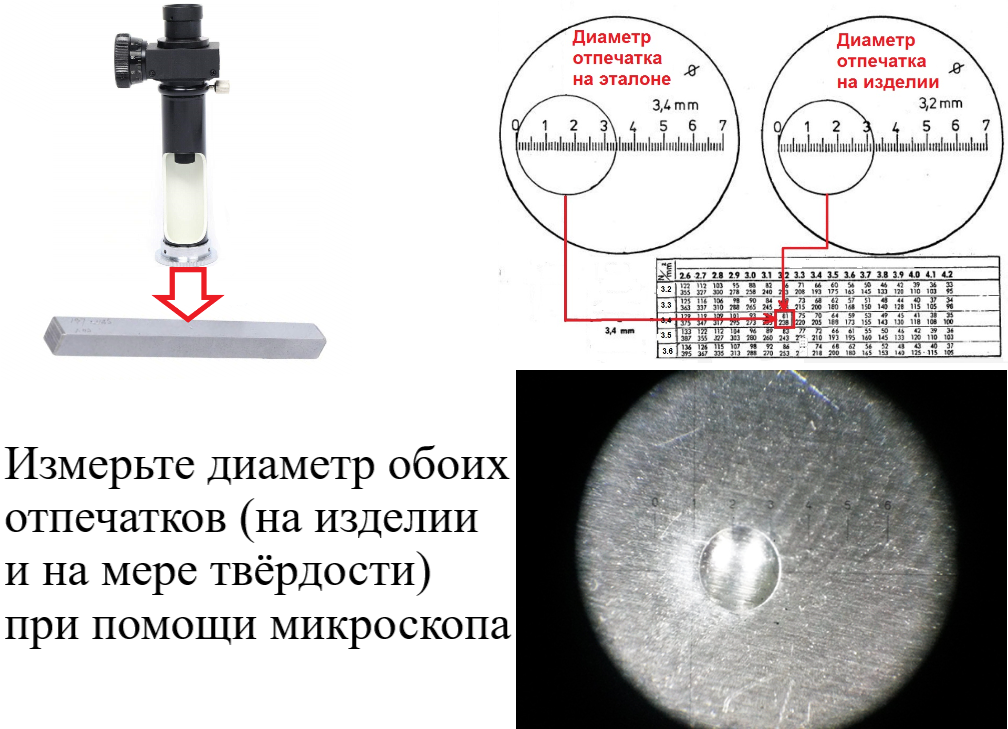 МТП-В7 мера твёрдости эталонная Польди по шкале Бринелль - 5