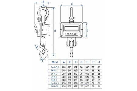 Весы крановые Масса-К ЕК-A - 3