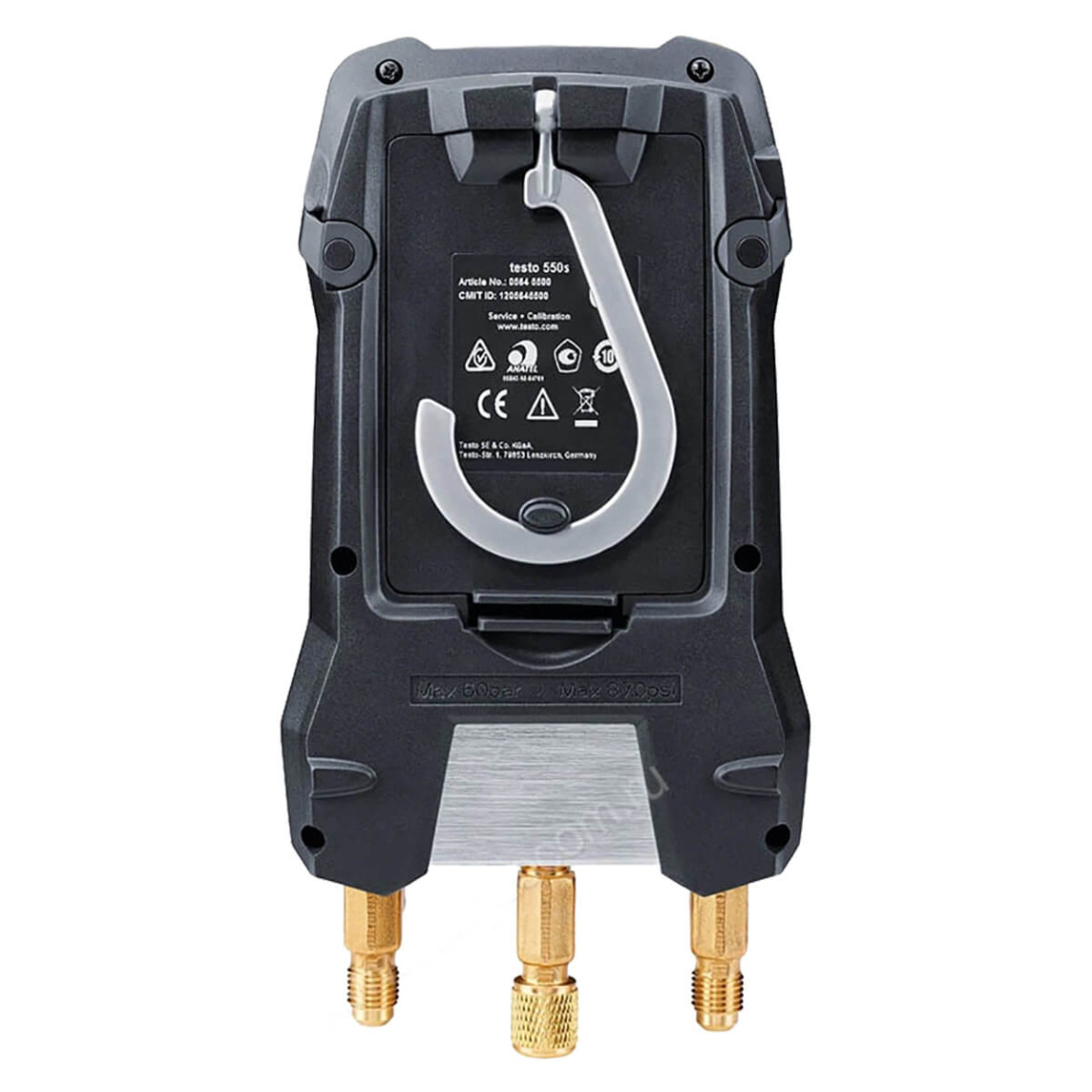 Цифровой манометрический коллектор Testo 550s комплект 3 в кейсе c шлангами - 2
