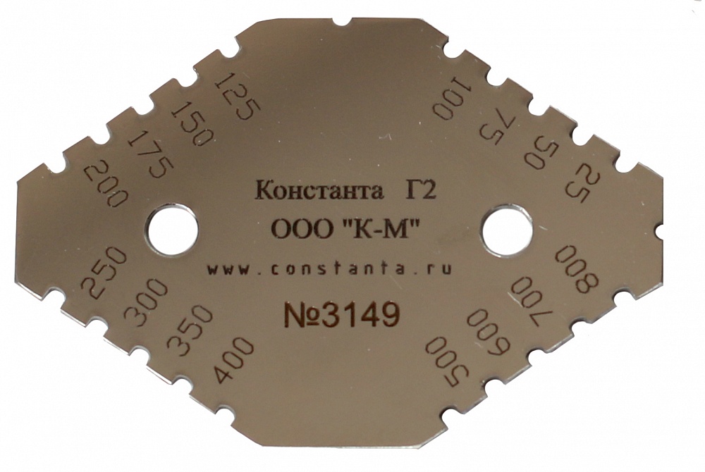 Константа Г толщиномеры-гребенки неотвердевшего слоя краски - 1