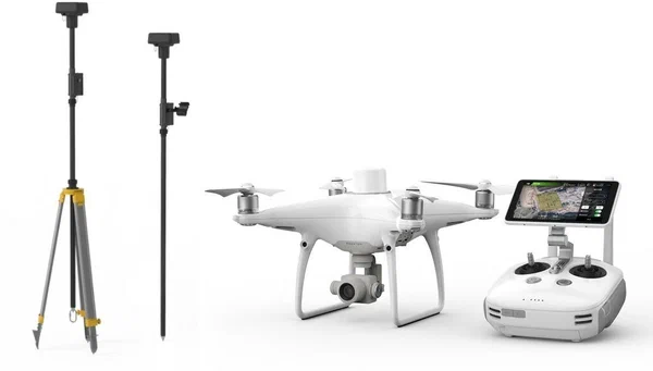 Квадрокоптер DJI Phantom 4 RTK + D-RTK 2 Mobile Station Combo + ПО Agisoft Metashape Professional Бессрочная - 8