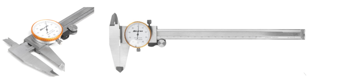 Штангенциркули со стрелочным индикатором ШЦК(тип1), с глубиномером