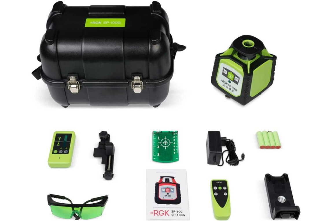 Ротационный нивелир RGK SP-100G - 6