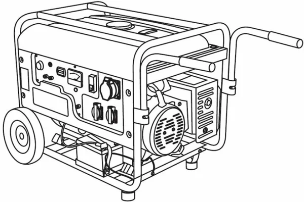 Бензиновый генератор Champion GG7501E-3 - 2