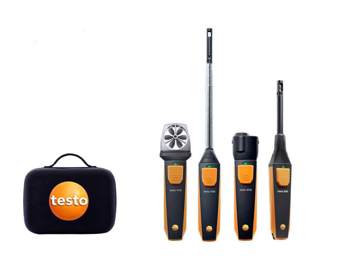 Набор смарт-зондов для вентиляционных систем (кейс/605i 2 Gen, 805i, 405i, 410i), протокол калибровки, батарейки
