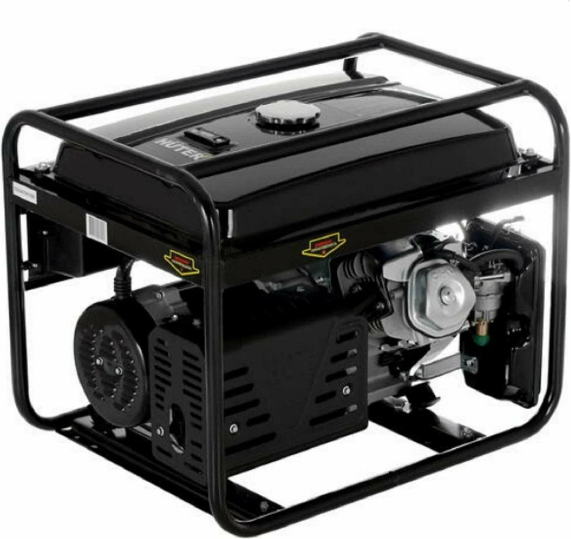 Бензиновый генератор HUTER DY6500LX с колесами - 6