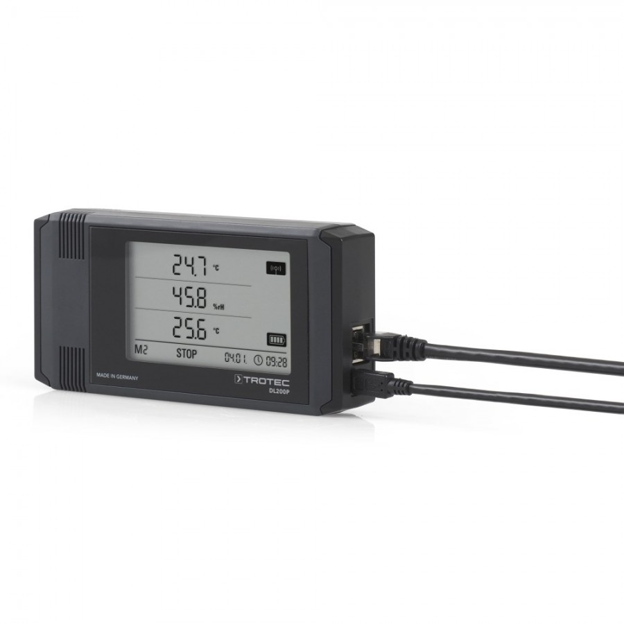 Trotec DL200P логгер температуры, влажности воздуха и материалов - 3