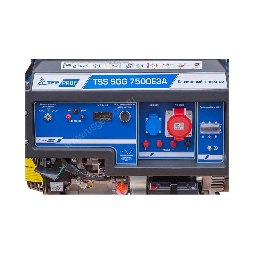 Бензиновый генератор TSS SGG 7500Е3A С АВР - 4