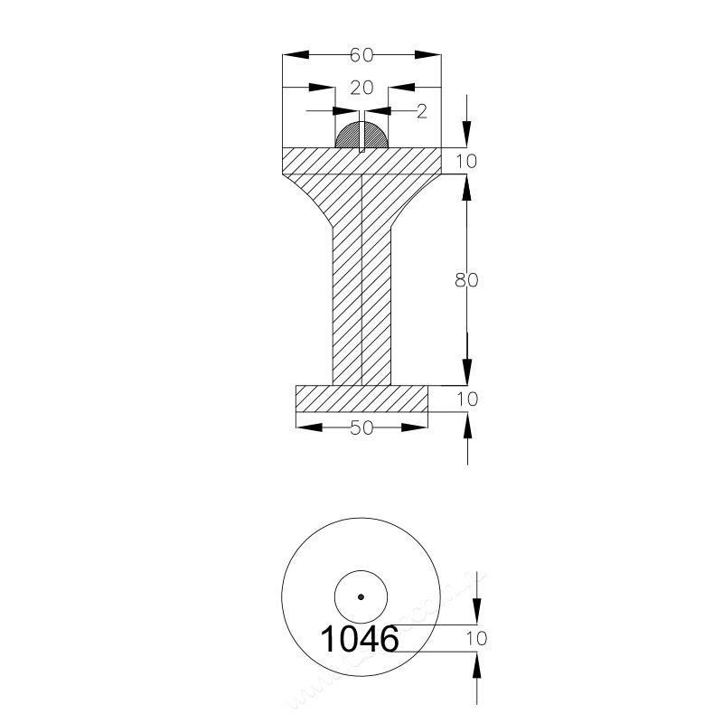 Марка, закладываемая в бетон - 4