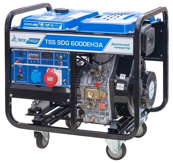 Дизельный генератор TSS SDG 6000EH3A - 1
