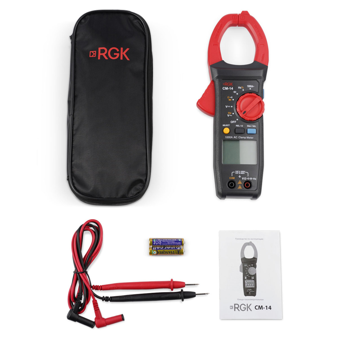 Токоизмерительные клещи RGK CM-14 - 5