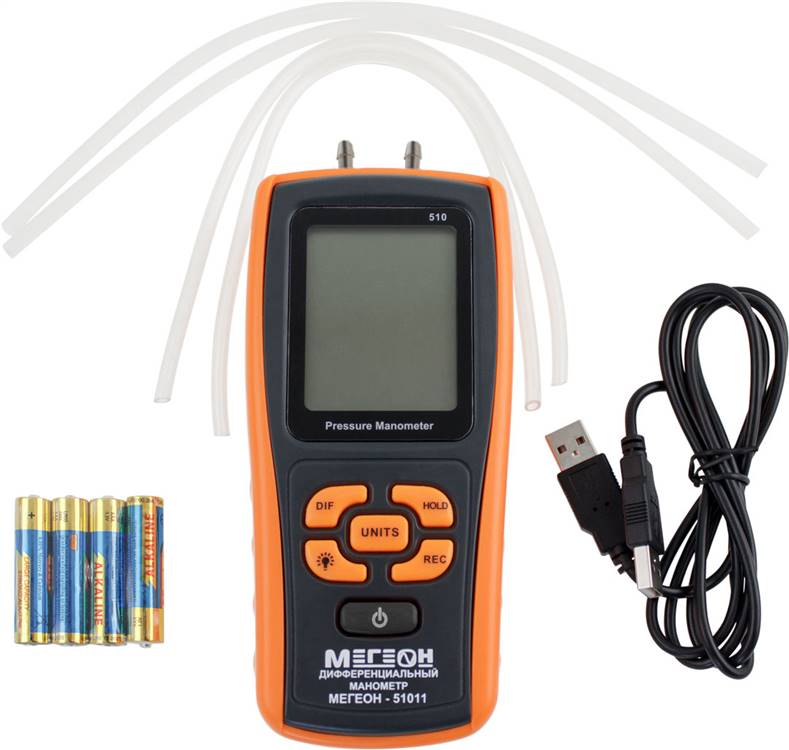 МЕГЕОН 51011 Дифференциальный цифровой манометр - 4