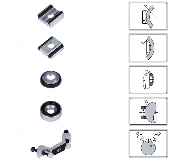 Комплект опорных колец и насадок к динамическим твердомерам для измерения твёрдости на изогнутых поверхностях - 4