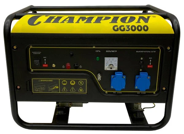 Бензиновый генератор Champion GG3000 - 3