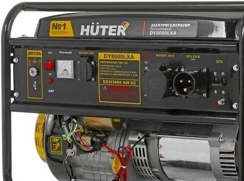 Бензиновый генератор HUTER DY8000LXA - 5