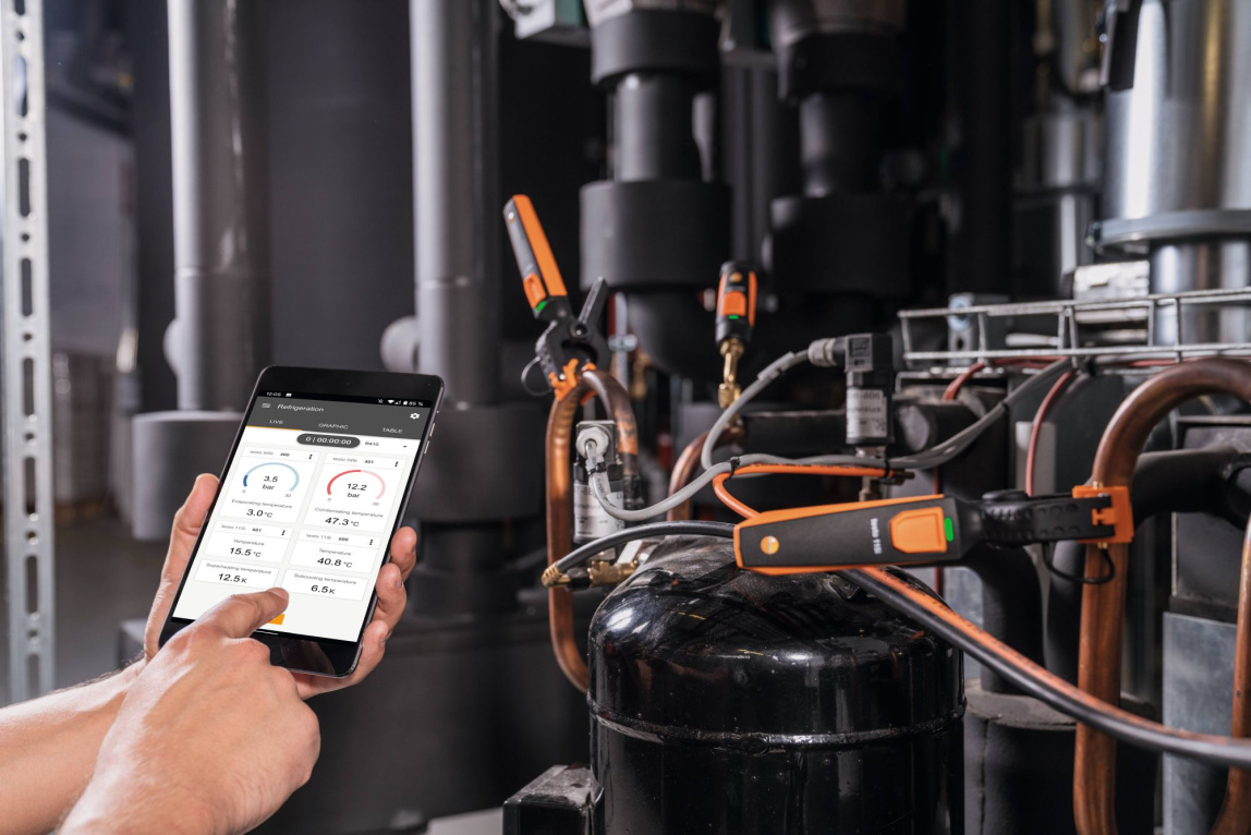 Набор смарт-зондов для холодильных систем (кейс/2x Testo 549i 2 Gen /2x Testo 115i 2 Gen), протокол калибровки, батарейки - 3