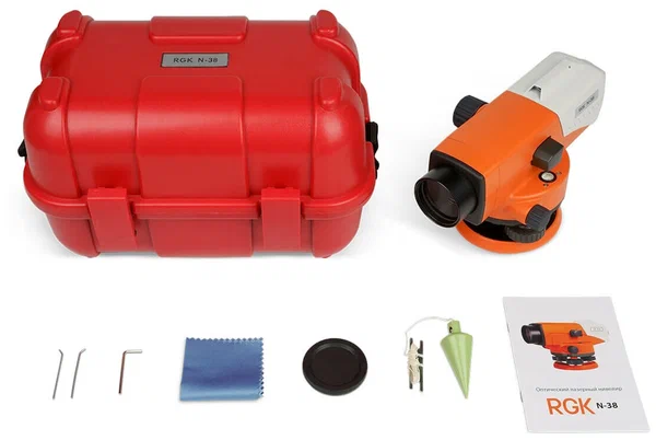 Комплект оптический нивелир RGK N-38 штатив рейка - 3 в 1 - 3