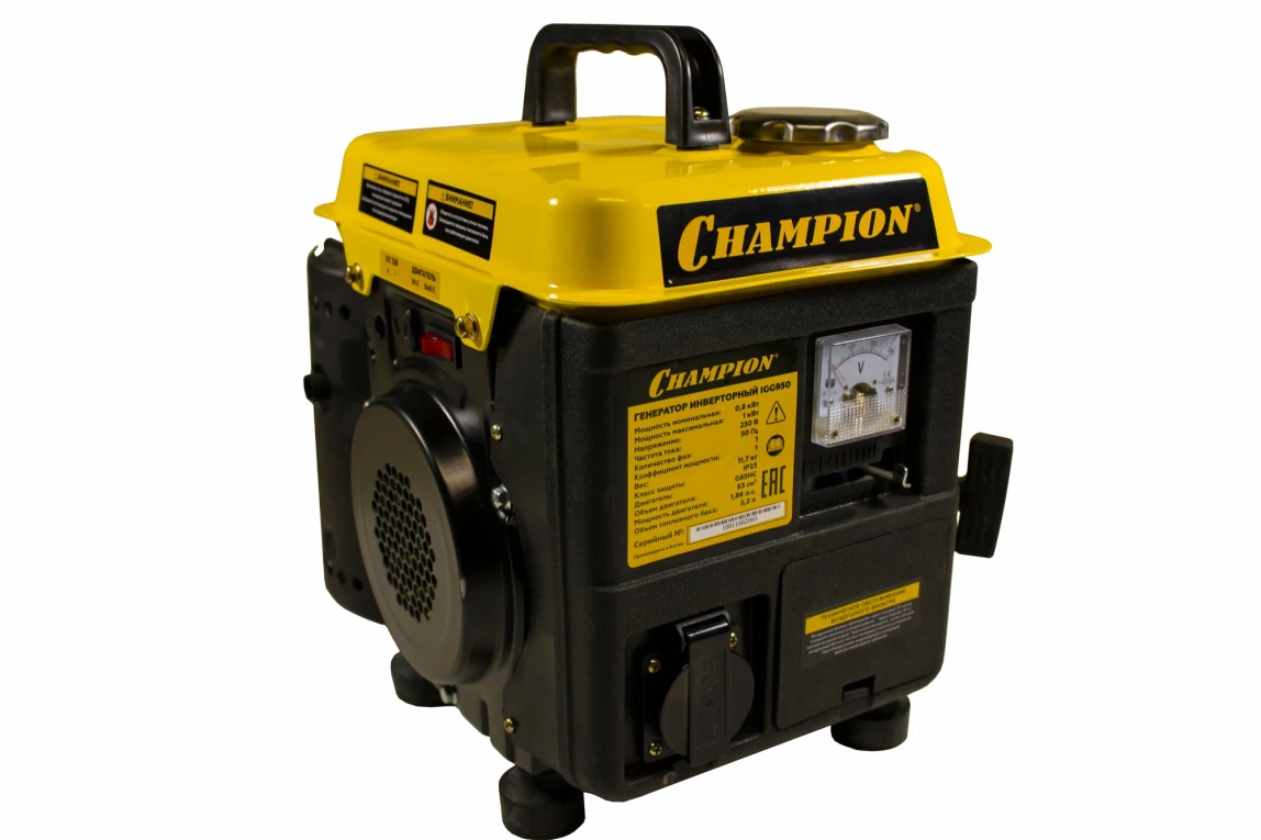 Инверторный генератор Champion IGG950 - 4