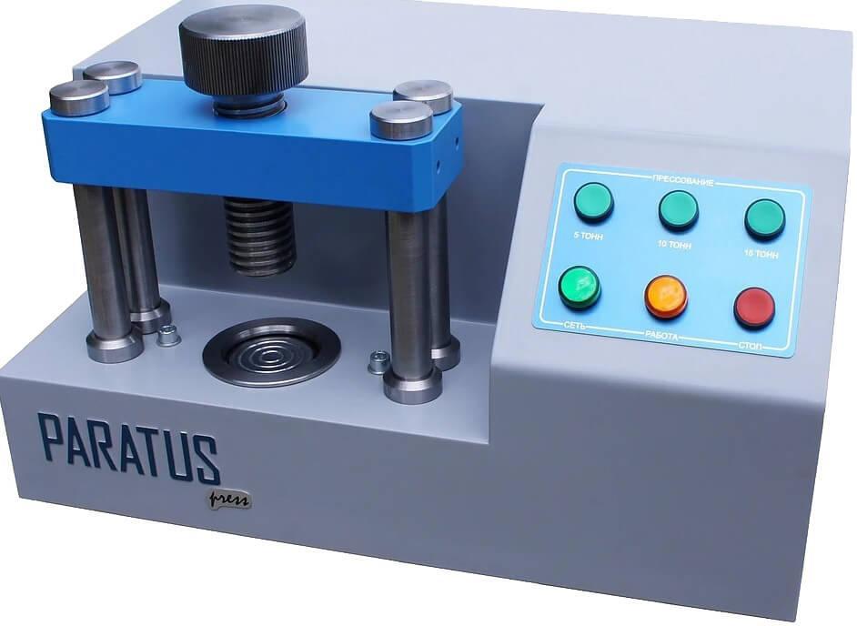 Полуавтоматический пресс для подготовки образцов - PARATUSpress P101