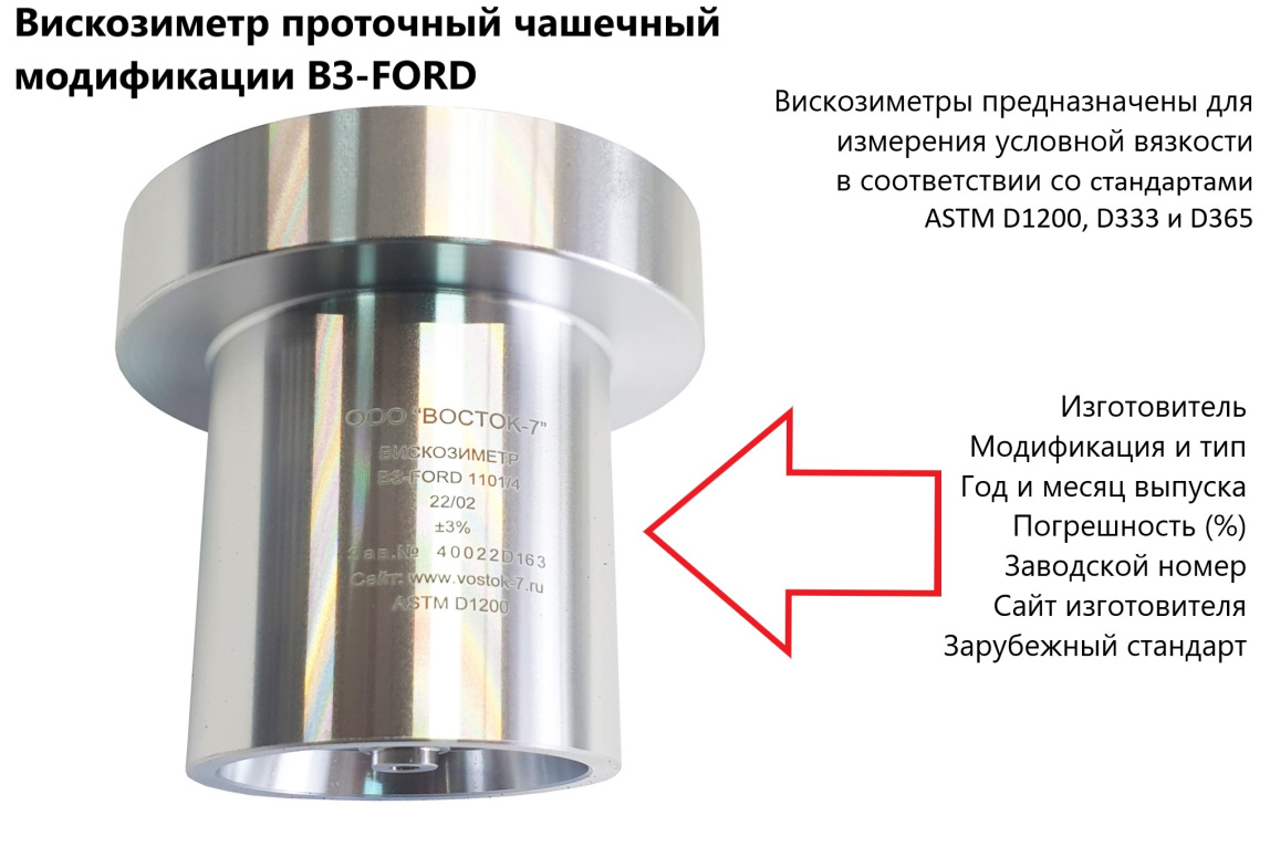 Вискозиметр ВЗ-FORD - 1