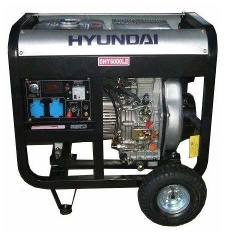 Дизельный генератор Hyundai DHY 6000LE-3 - 1
