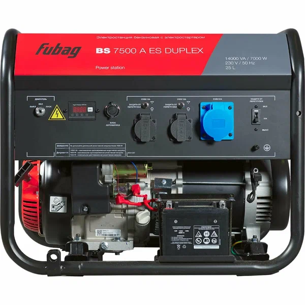 Бензиновый генератор FUBAG BS 7500 A ES DUPLEX - 4