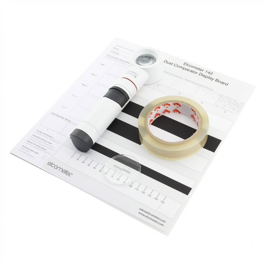 Elcometer 142 (ISO 8502-3) набор для определения запыленности поверхности