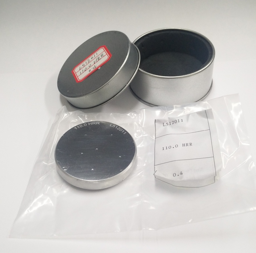 Мера твёрдости Роквелла эталонная HRR: 105...115 - 1