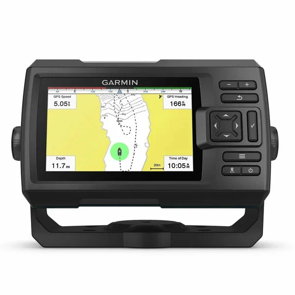 Эхолот Garmin Striker Plus 5cv с транцевым трансдьюсером - 1