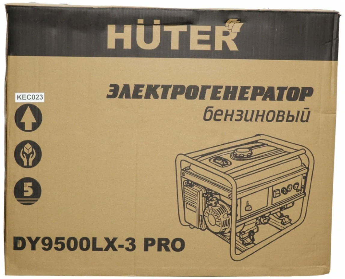Бензиновый генератор HUTER DY9500LX-3 PRO - 7