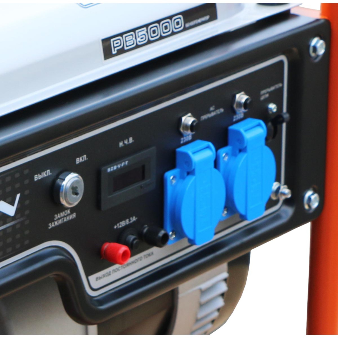 Бензиновый генератор Zongshen PB 5000 E - 1