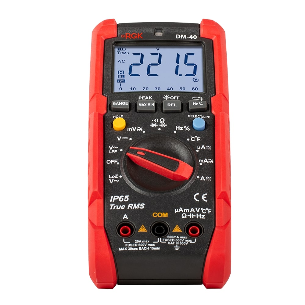Мультиметр RGK DM-40 с поверкой - 1