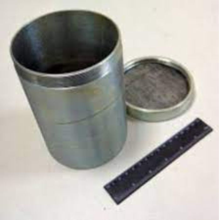 Стакан металлический КП-124 – для экстрагирования а/б (d=100 мм,h=150 мм)