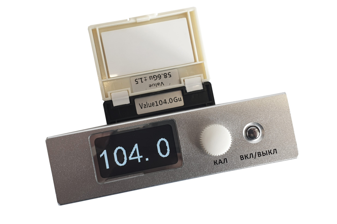 Блескомер фотоэлектрический БФ одноугловой 60°/60° для изогнутых поверхностей - 12