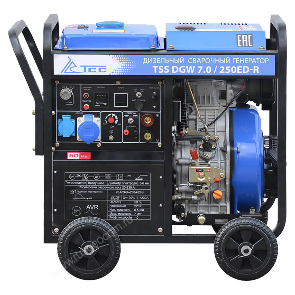 Сварочный генератор TSS DGW 7.0/250ED-R - 1