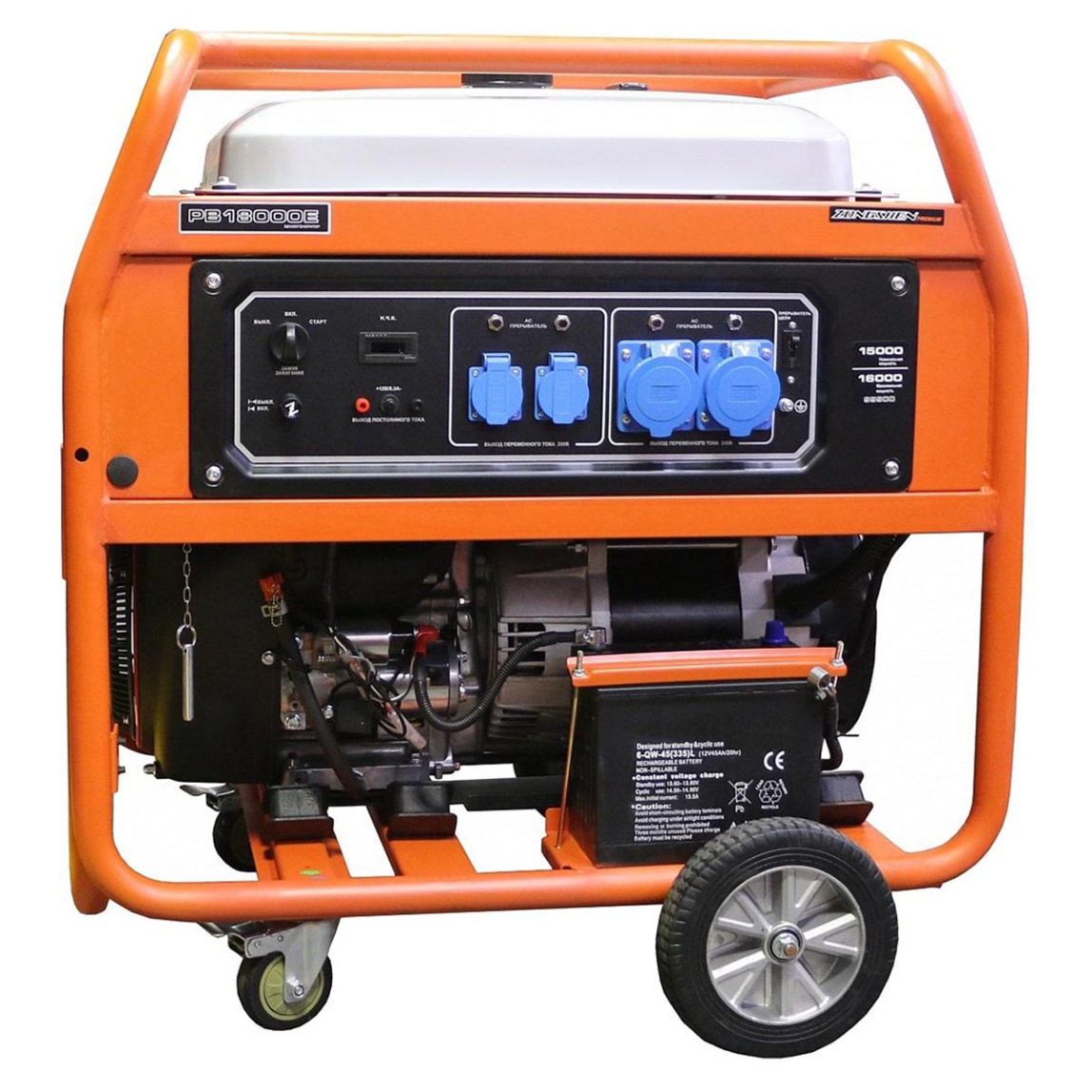 Бензиновый генератор Zongshen PB 18000 E - 3