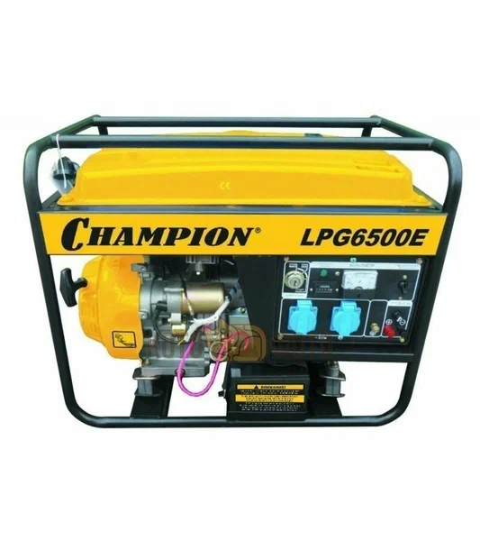 Бензиново-газовый генератор Champion LPG6500E - 2