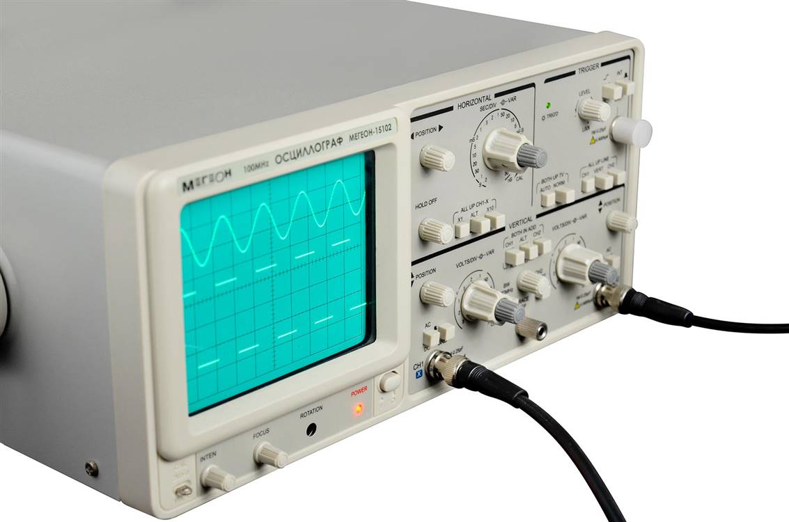 МЕГЕОН 15102 Осциллограф аналоговый два канала - 2