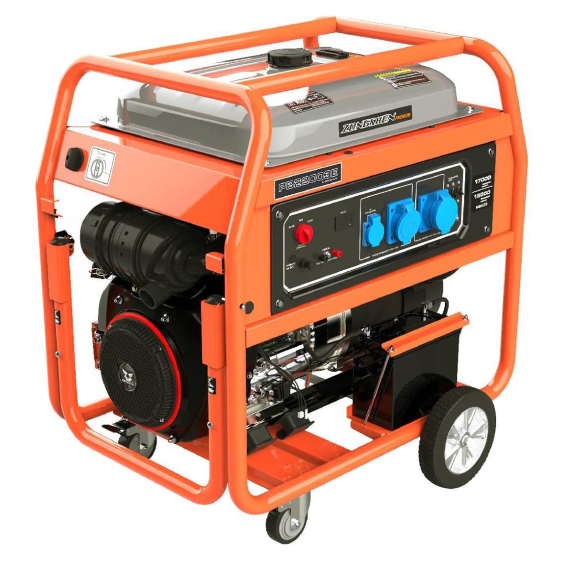Бензиновый генератор Zongshen PB 22003 E - 1