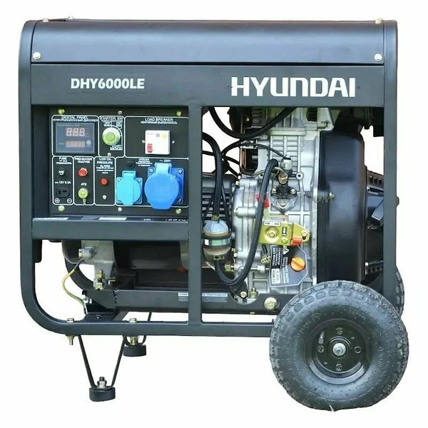 Дизельный генератор Hyundai DHY 6000LE - 9